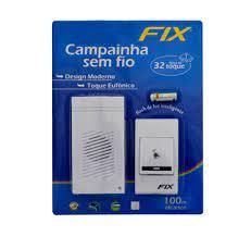 CAMPAINHA SEM FIO MUSICAL FXA0101 UNI