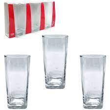 COPO DE VIDRO ALPINE 280 ML CJ 3 PCS UNI