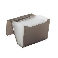 PASTA SANFONADA A4 12 DIV FUME 38X230X330MM  UNI