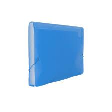 PASTA SANFONADA A4 12 DIV AZUL 38X230X330MM  UNI