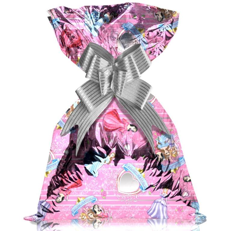 SACO DE PRESENTE 35X53CM PRINCESAS MAGICAS PCT 50 UNI