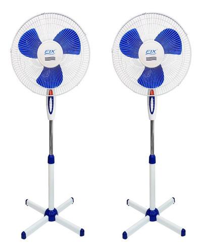 VENTILADOR FIX BRANCO COM AZUL 50 CM 110V CAIXA 4 UNI