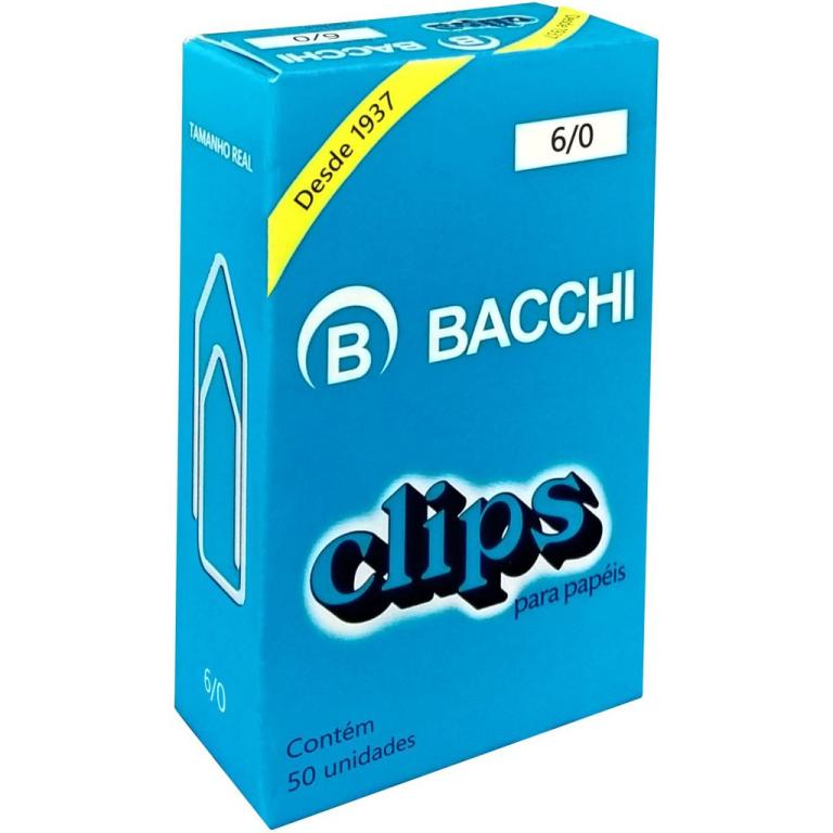 CLIPS GALVONIZADO CX AZUL 6/0  UNI