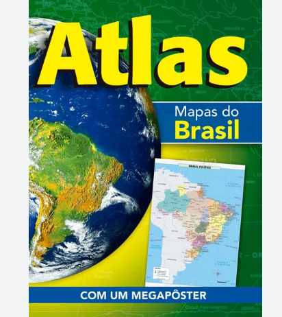 LIVRO ATLAS MAPAS DO BRASIL UNI