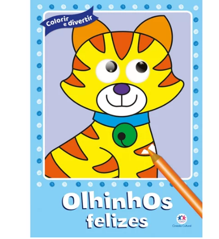 LIVRO COLORIR E DIVERTIR OLINHOS FELIZES UNI