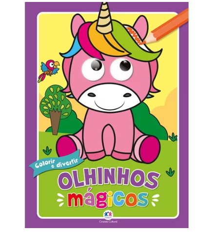 LIVRO COLORIR E DIVERTIR OLHINHOS MÁGICOS UNI