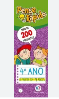 LIVRO PENSE RAPIDO 4 ANO UNI