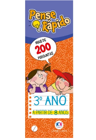 LIVRO PENSE RAPIDO 3 ANO UNI
