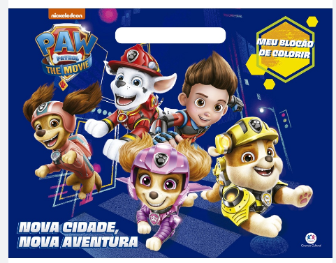 LIVRO BLOCÃO DE COLORIR PATRULHA CANINA UNI