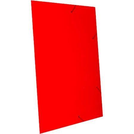 PASTA CARTAO DUPLEX COM ABAS E ELASTICO 340X230MM VERMELHO PTC 10