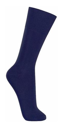 MEIA SOCIAL AZUL MARINHO PCT 12