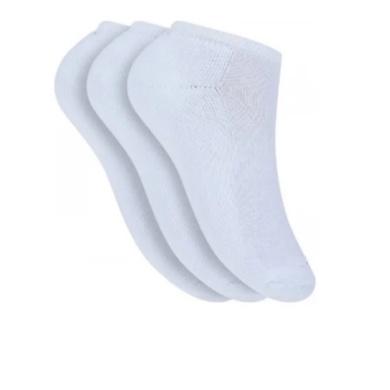 MEIA CURTA MASCULINA BRANCA PCT12