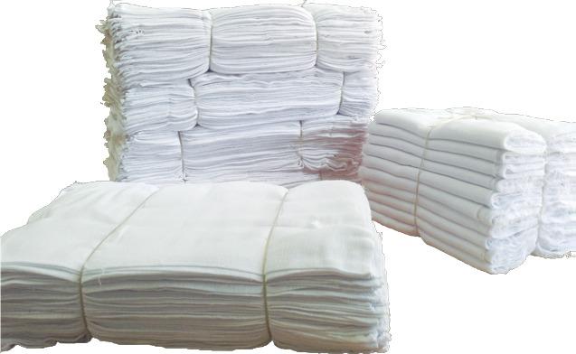 PANO DUPLO ALGODAO N7 BRANCO 45X65 PCT10 *