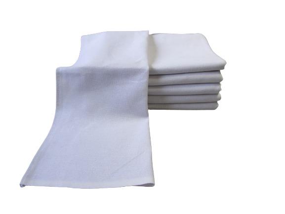 PANO DE ALGODAO BCO LISO 47X65 PCT10 *