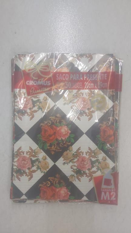 SACO DE PRESENTE 20X29 ROSAS  024 PCT 50