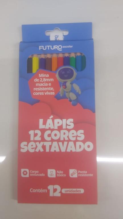 LAPIS 12 COR SEXTAVADO PCT 6