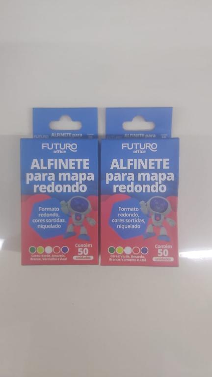 ALFINETE REDONDO 10CX COM 50 UNIDADES