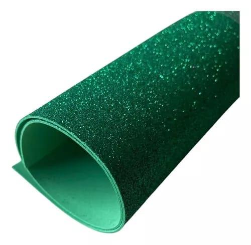 EVA GLITER 40X60 VERDE PCT5