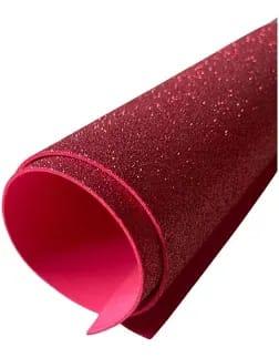 EVA GLITER 40X60 VERMELHO PCT5