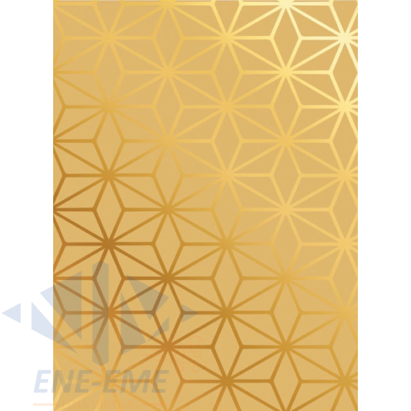 SACO DE PRESENTE METAL STAR OURO 20X29 PCT 50