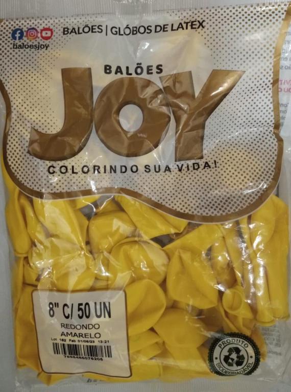 BALAO N 8 AMARELO C 50