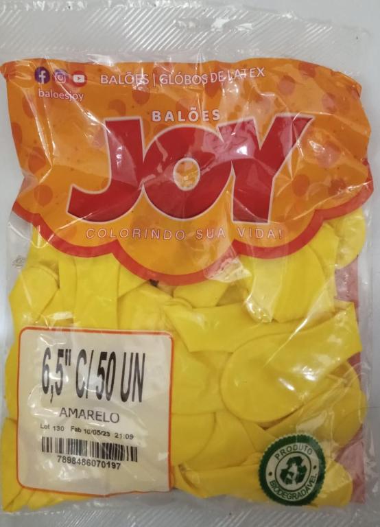 BALAO N 6,5 AMARELO C 50