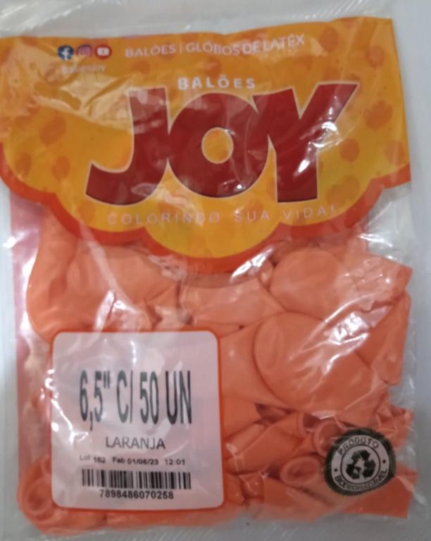BALAO 6,5 LARANJA C 50