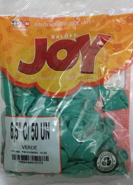 BALAO 6,5 VERDE  C 50