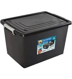 CAIXA ORGANIZADORA PRETA TRAVA PRETA 56 LTS UNI