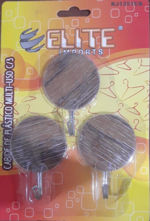 CABIDE DE PLAST MULTIUSO C/3PCS UNI