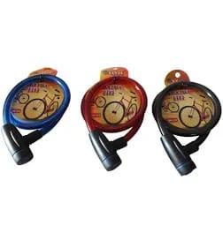 CADEADO P/BICICLETA 65CMX8MM UNI