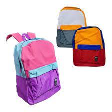 MOCHILA JUV FEM BASIC COLORBLOCK 17,5''