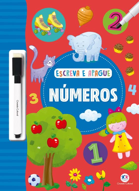 LIVRO ESCREVA E APAGUE NUMEROS UNI