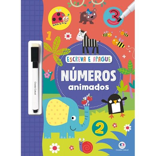 LIVRO ESCREVA E APAGUE NUMEROS ANIMADOS UNI