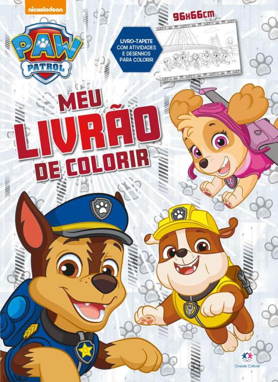 LIVRO MEU LIVRAO DE COLORIR PATRULHA CANINA UNI