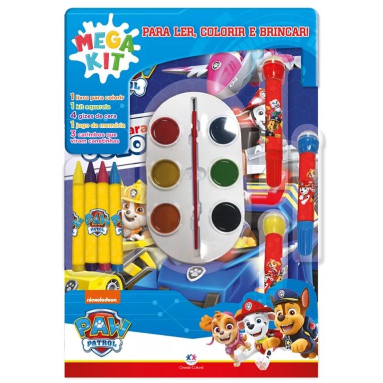 LIVRO PATRULHA CANINA LER COLORIR E BRINCAR UNI