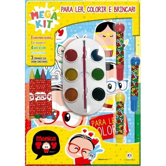 LIVRO TURMA DA MONICA LER COLORIR E BRINCAR UNI