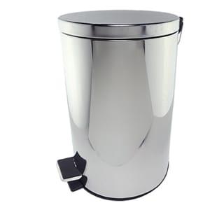 LIXEIRA C/PEDAL INOX 5 LITROS UNI