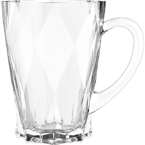 CANECA DE VIDRO DIAMOND 200ML UNI
