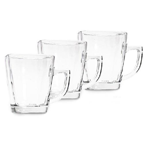 JOGO DE CANECA VIENNA LISA 250ML C/3 PÇS UNI