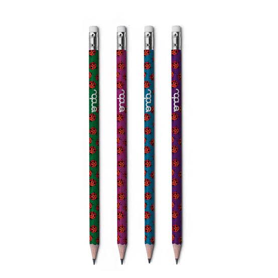 LAPIS COM BORRACHA JOANINHA POTE 72 UNI