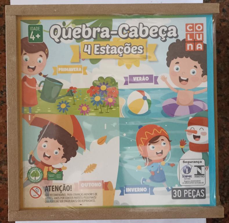 QUEBRA CABEÇA 4 ESTAÇOES 30PÇS 792445 UNI