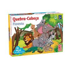 QUEBRA CABEÇA 9 PÇS FLORESTA 792450 UNI