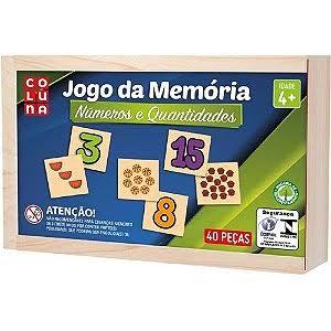JOGO DA MEMORIA NUMEROS E QUANT 40PÇS 790711 UNI