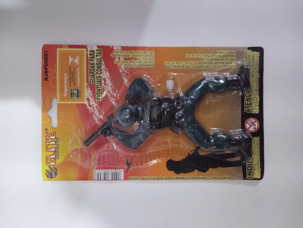 BONECO SOLDADO A CORDA RJAP00887 UNI