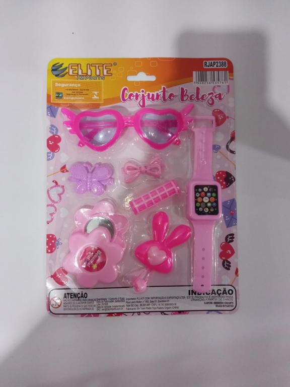 KIT BELEZA INFANTIL RELOGIO E ACESSORIO RJAP2388 UNI