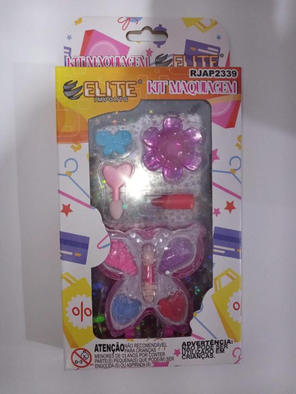 KIT MAQUIAGEM INFANTIL BORBOLETA RJAP2339 UNI