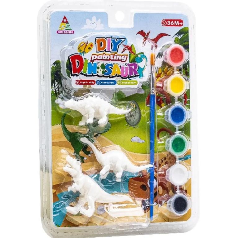 DINO PINTURA NA CARTELA C/1 UNI
