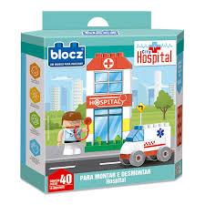 KIT BLOCOS+BONECOS MÉDICO UNI