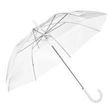 GUARDA CHUVA TRANSPARENTE PCT C/6